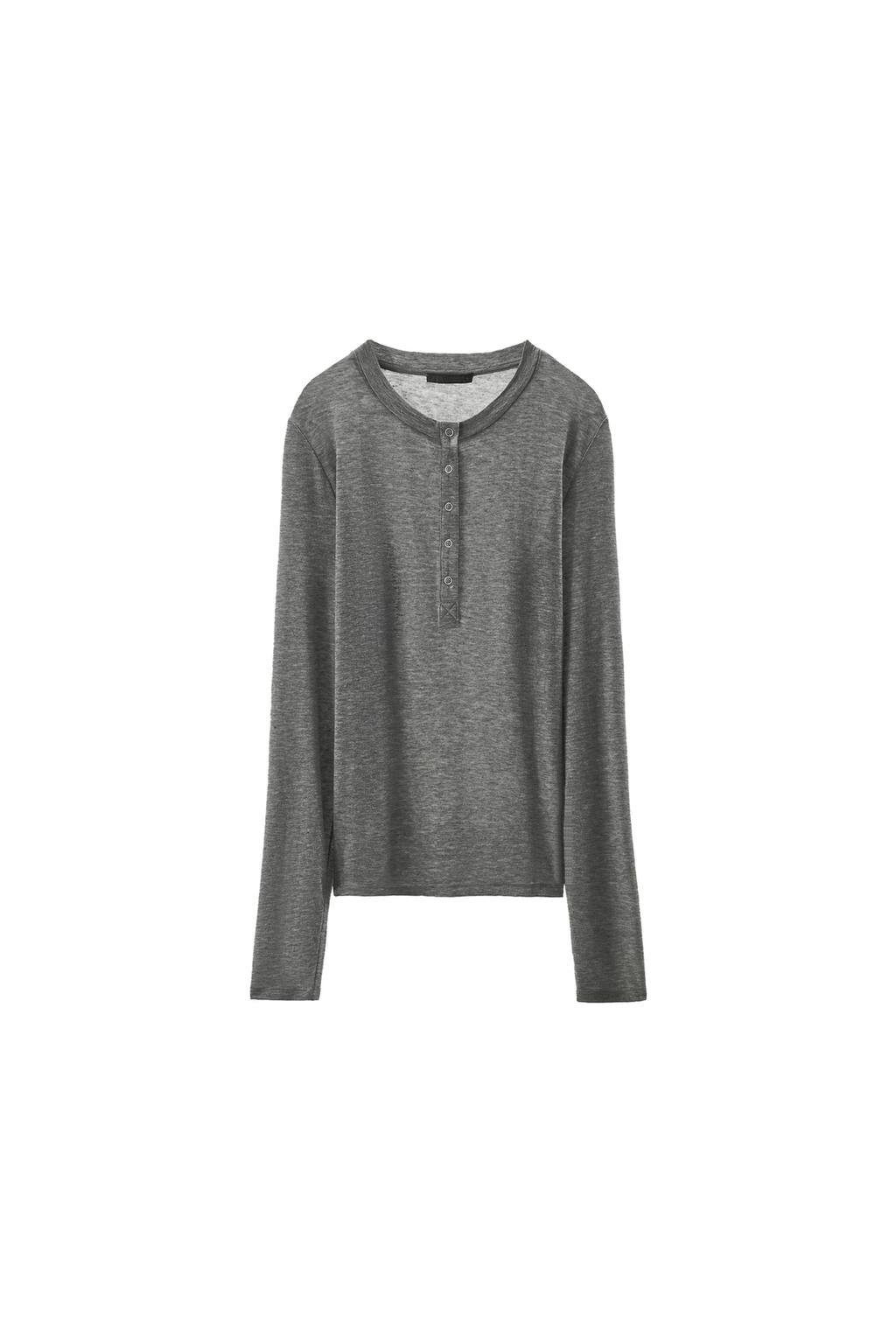 LYOCELL BLEND HENLEY SHIRT - image 3