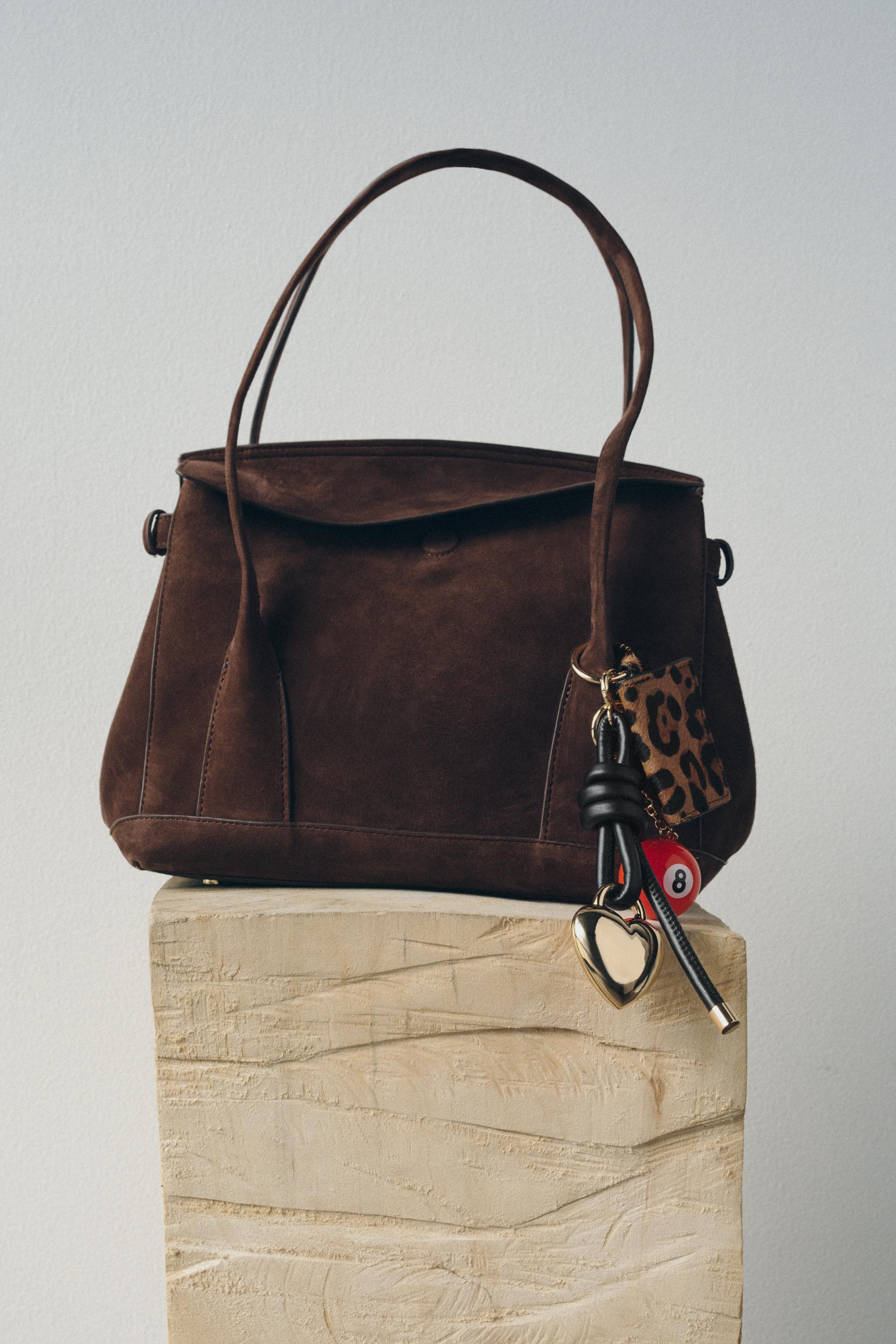BOLSA DE COURO CROUTE CITYBAG - Marrom | ZARA Brasil