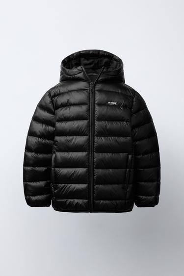 CAZADORA ULTRALIGERA TEXTO - Negro de Zara - Imagen 0