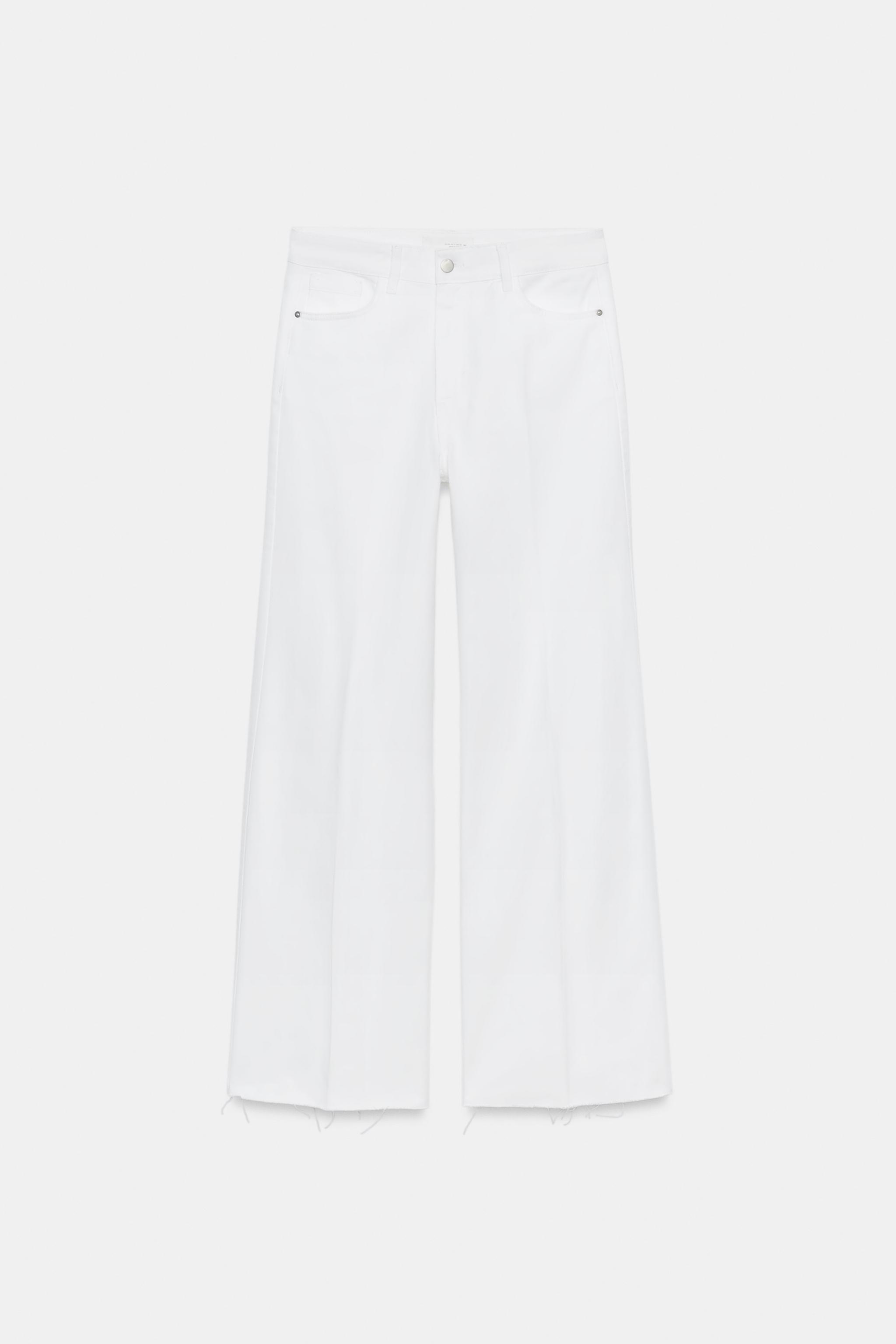 Zara Z1975 ORTA BEL STRAIGHT JEAN görsel 8