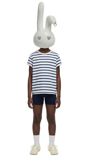 Zaras TVÅPACK KORTA LEGGINGS - Marinblå - Bild 0