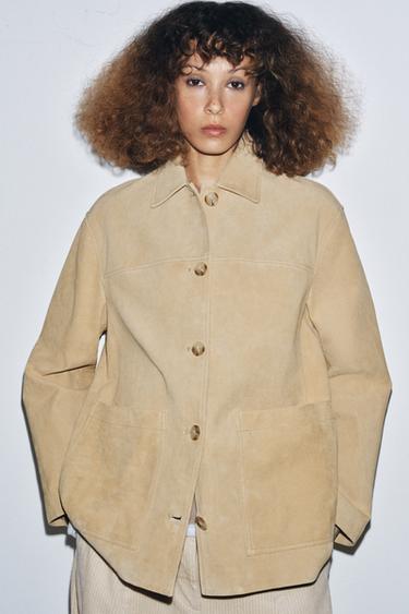 Zara SEEMISNAHAST JAKK ZW COLLECTION LIMITED EDITION - Või