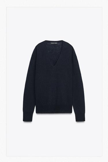 JERSEY 100% LANA EXTRASUAVE - Marino de Zara