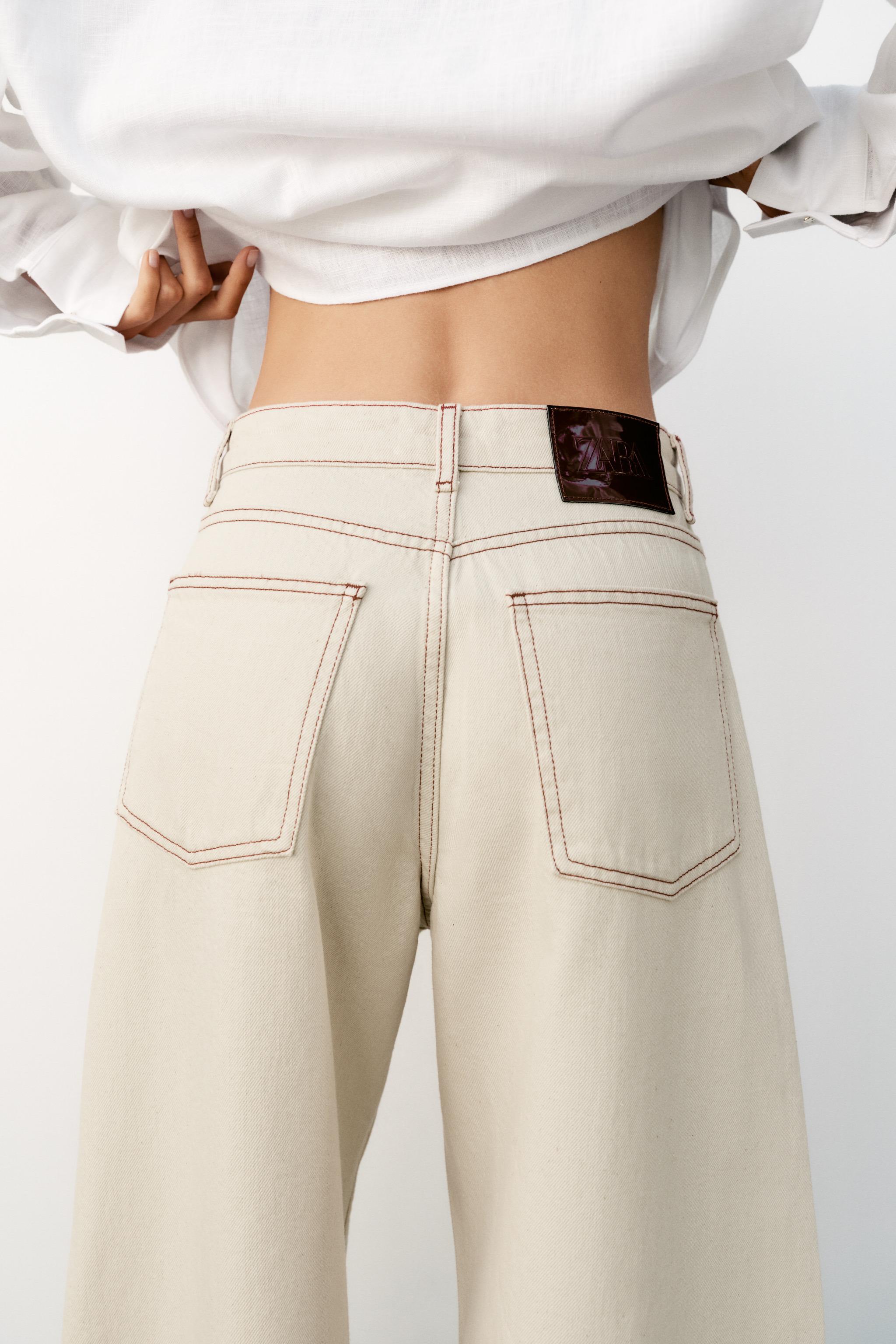 Женские джинсы Zara Z1975 MID-RISE BARREL JEANS — фото 5