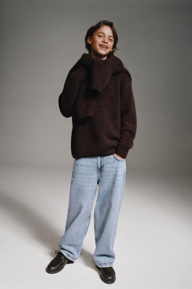 Zara 100% CASHMERE SWEATER - Brown