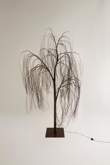 CHRISTMAS WILLOW TREE WITH LED LIGHTS (280 CM) - Brown by Zara - Image 1