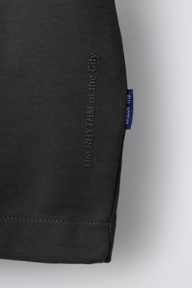 INTERLOCK T-SHIRT AND BERMUDA SHORTS SET - Dark anthracite by Zara - Image 7