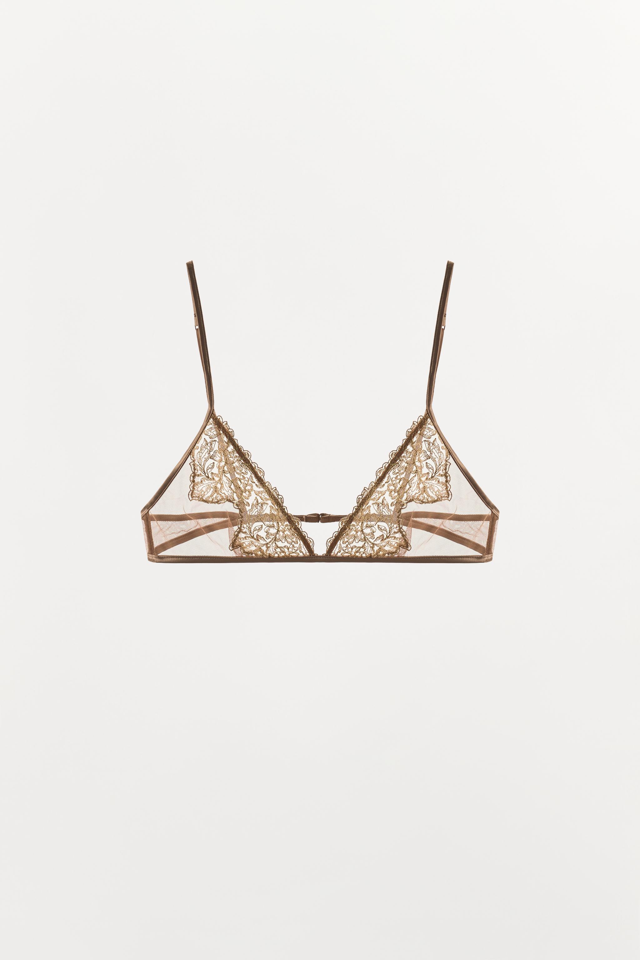 LACE MESH BRA