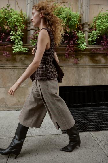 GILET STRUCTURÉ CEINTURE - Multicolore de Zara - Image 4