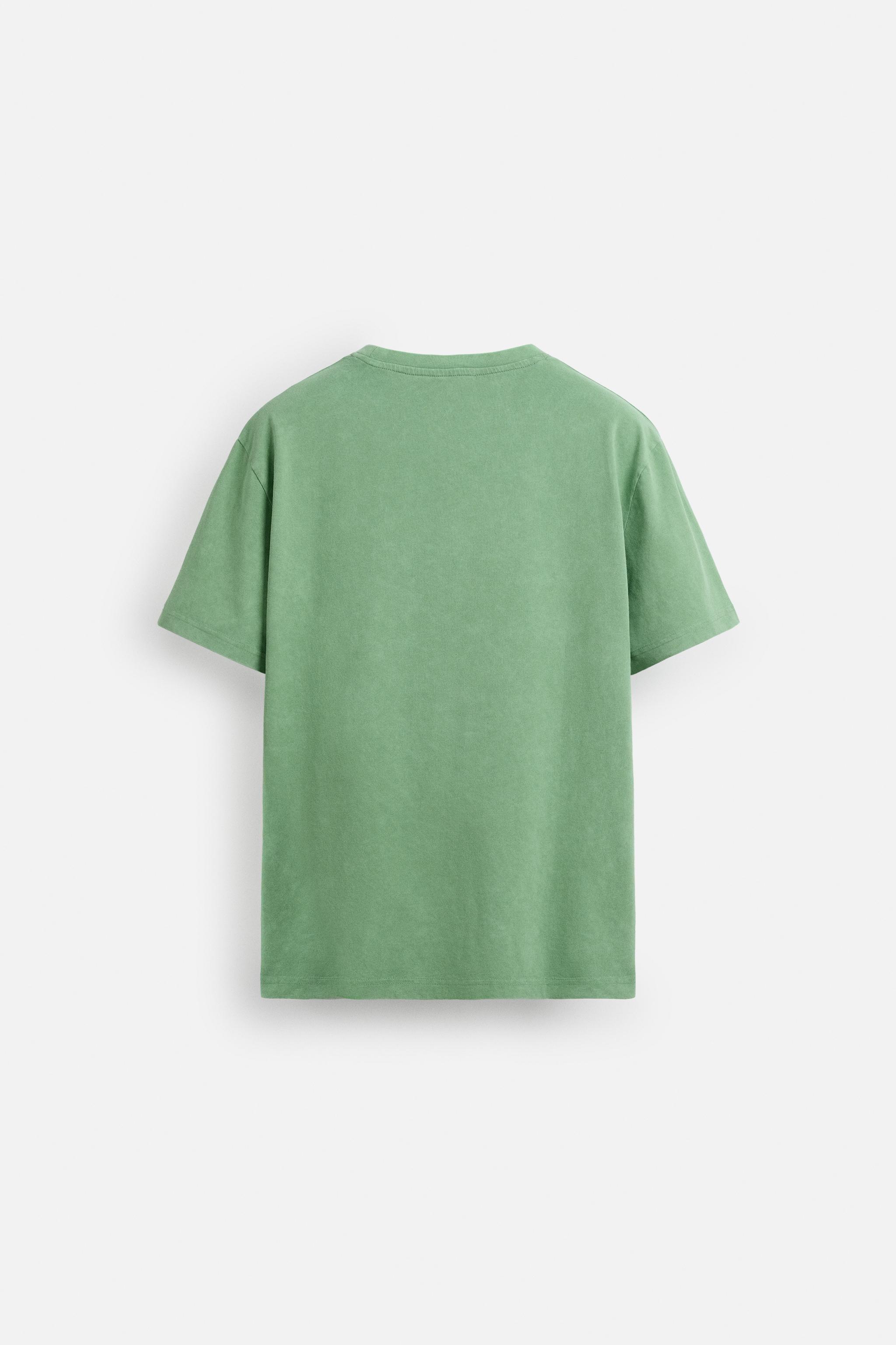 ★ドイツ発*ZARA*ウォッシュ加工リラックスフィットTシャツ/R★ ZARA】ウォッシュ加工リラックスフィットスウェットシャツ (ZARA