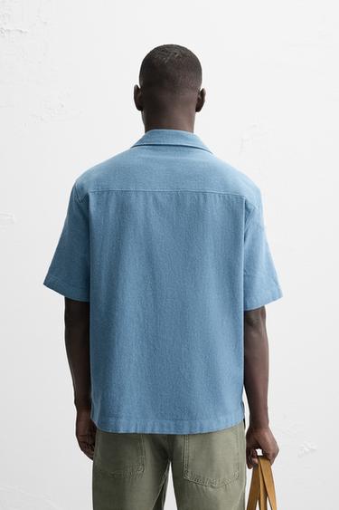 CHEMISE RELAXED FIT - Indigo de Zara - Image 2