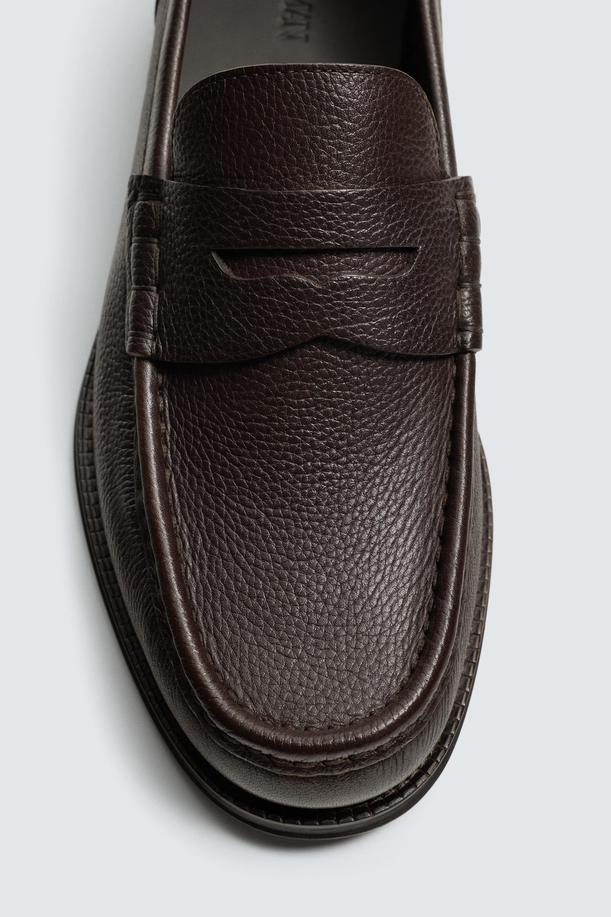 MOCASSINS EN CUIR AVEC MASQUE