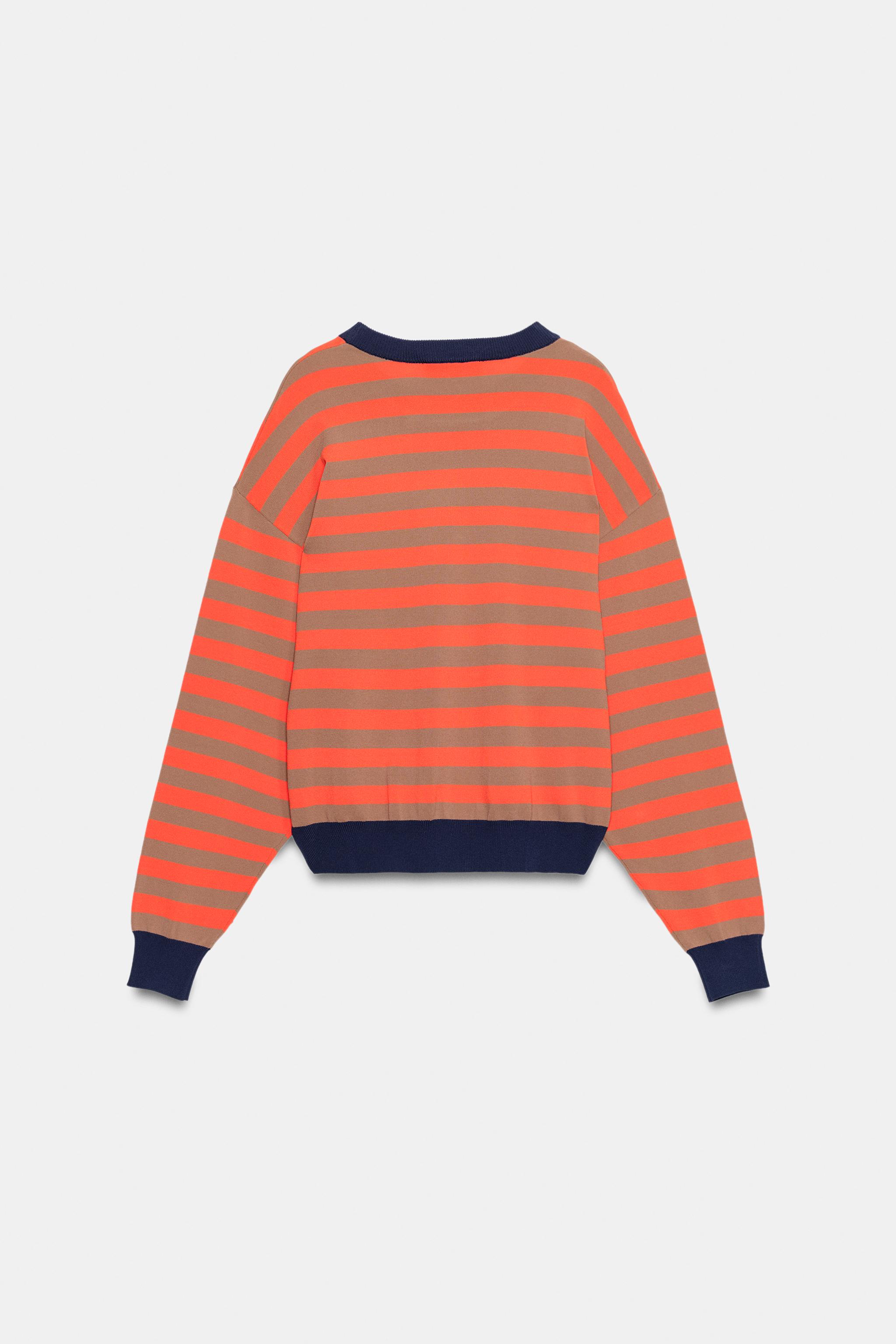 STRIPED KNIT JUMPER