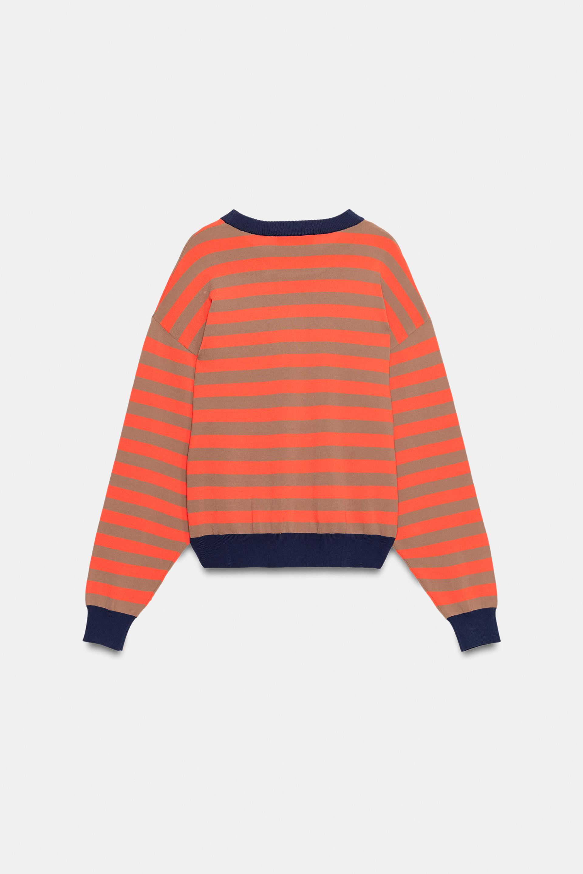 STRIPED KNIT SWEATER thumbnail 5