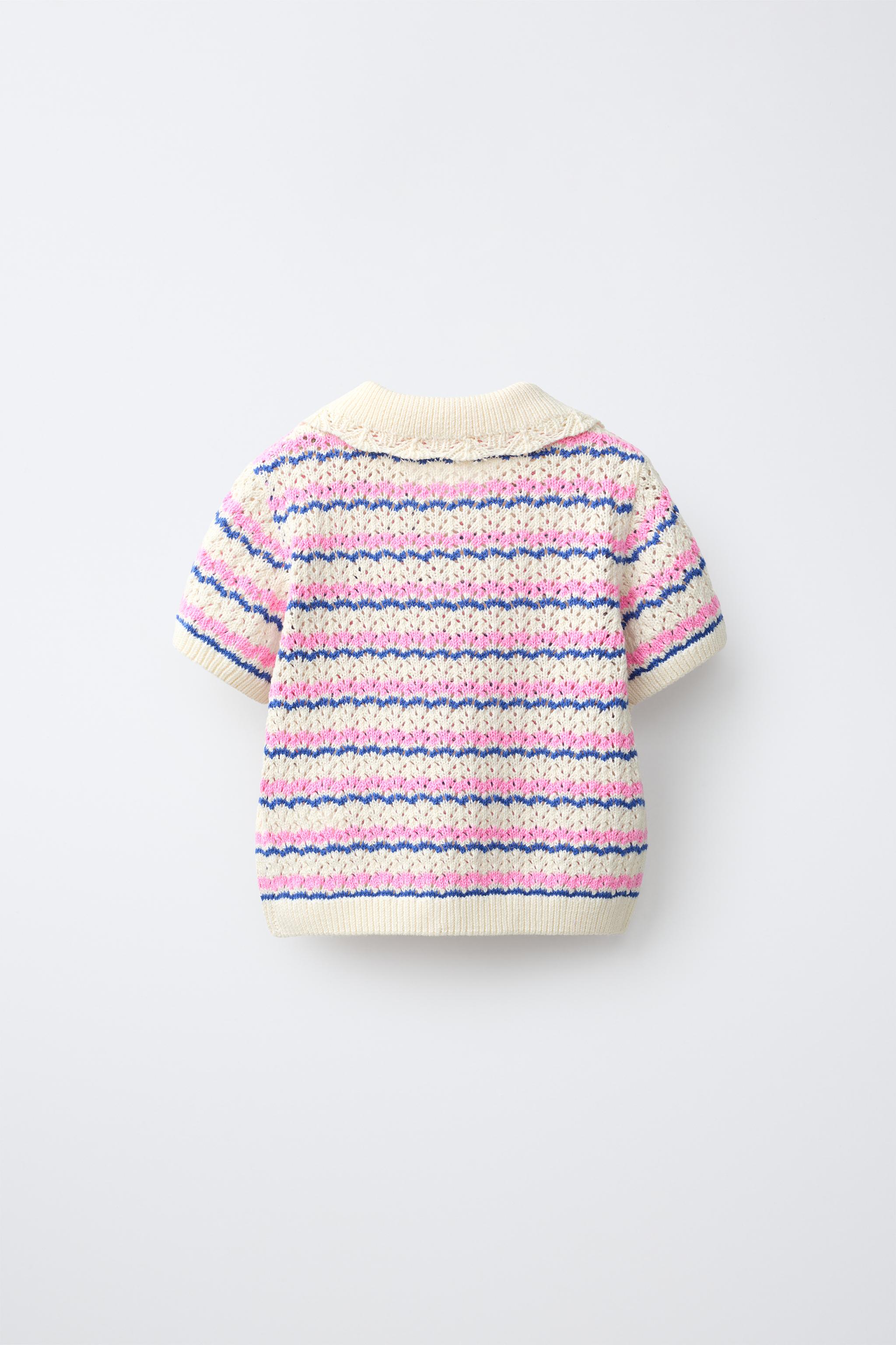 STRIPED KNIT POLO