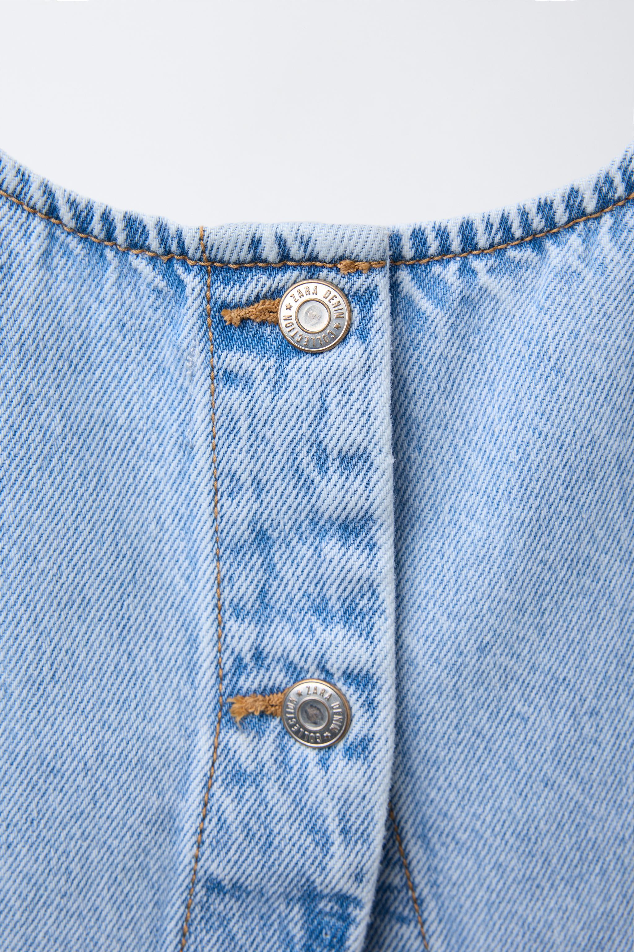ZARA - ZARAデニムトップス ZARA タイディテール デニムトップス - メルカリ