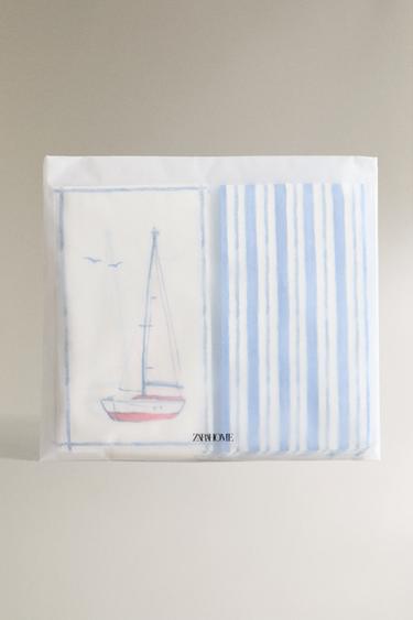 PACK OF PAPER BOAT NAPKINS (30 UNITS) - Blue by Zara - Image 5
