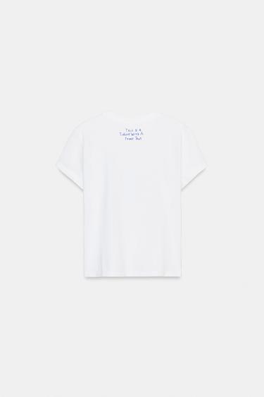 SLOGAN T-SHIRT - White by Zara