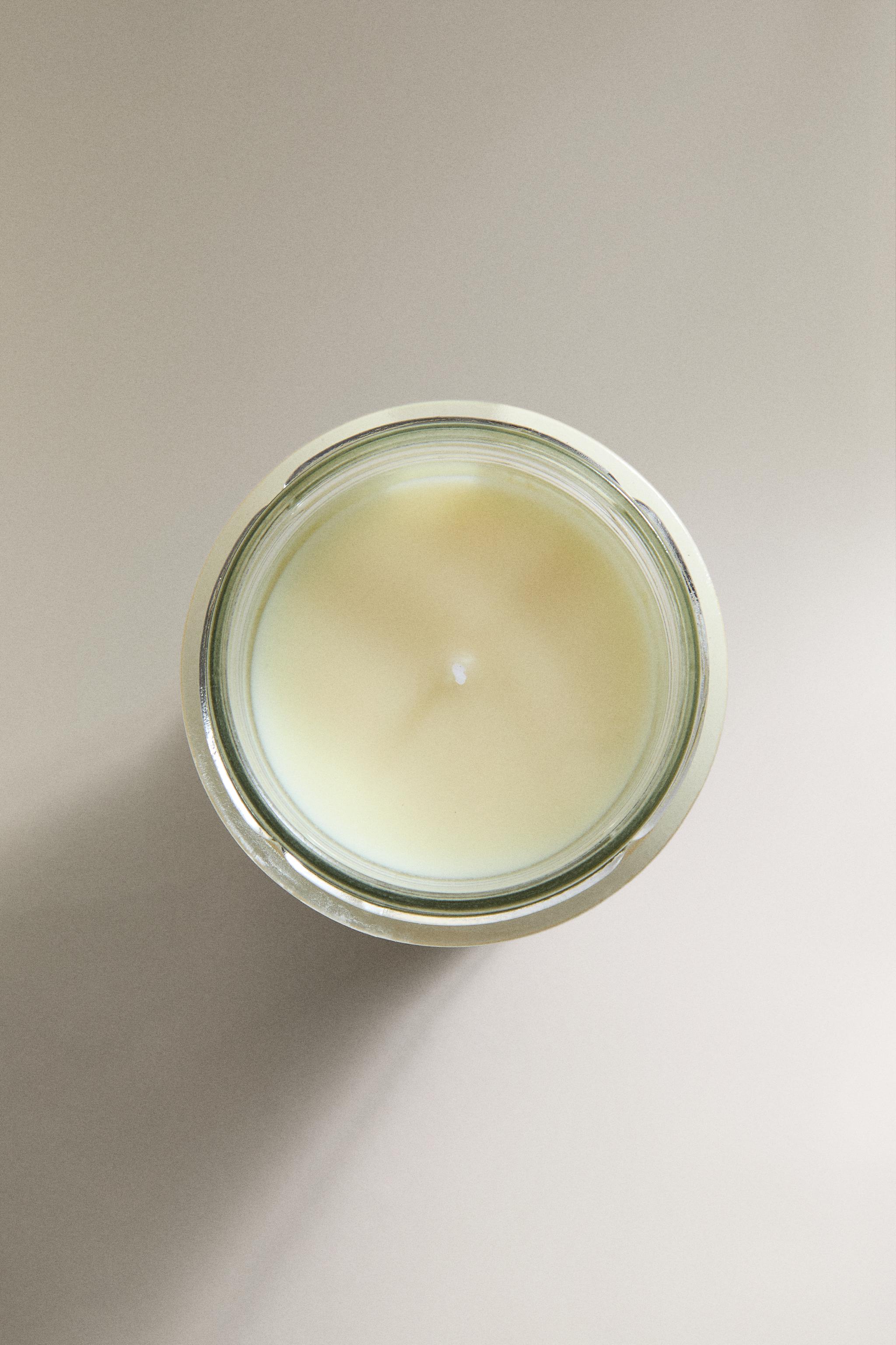 (130 G) LEMON CANDIED SCENTED CANDLE — Lemon
