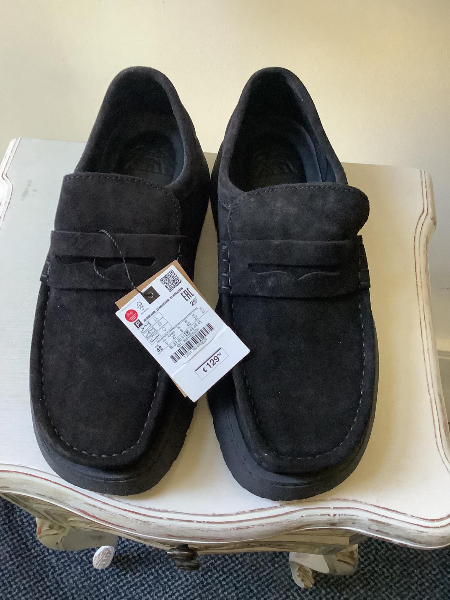 CLARKS® x ZARA LEATHER LOAFERS SECOND HAND | Zara Preowned