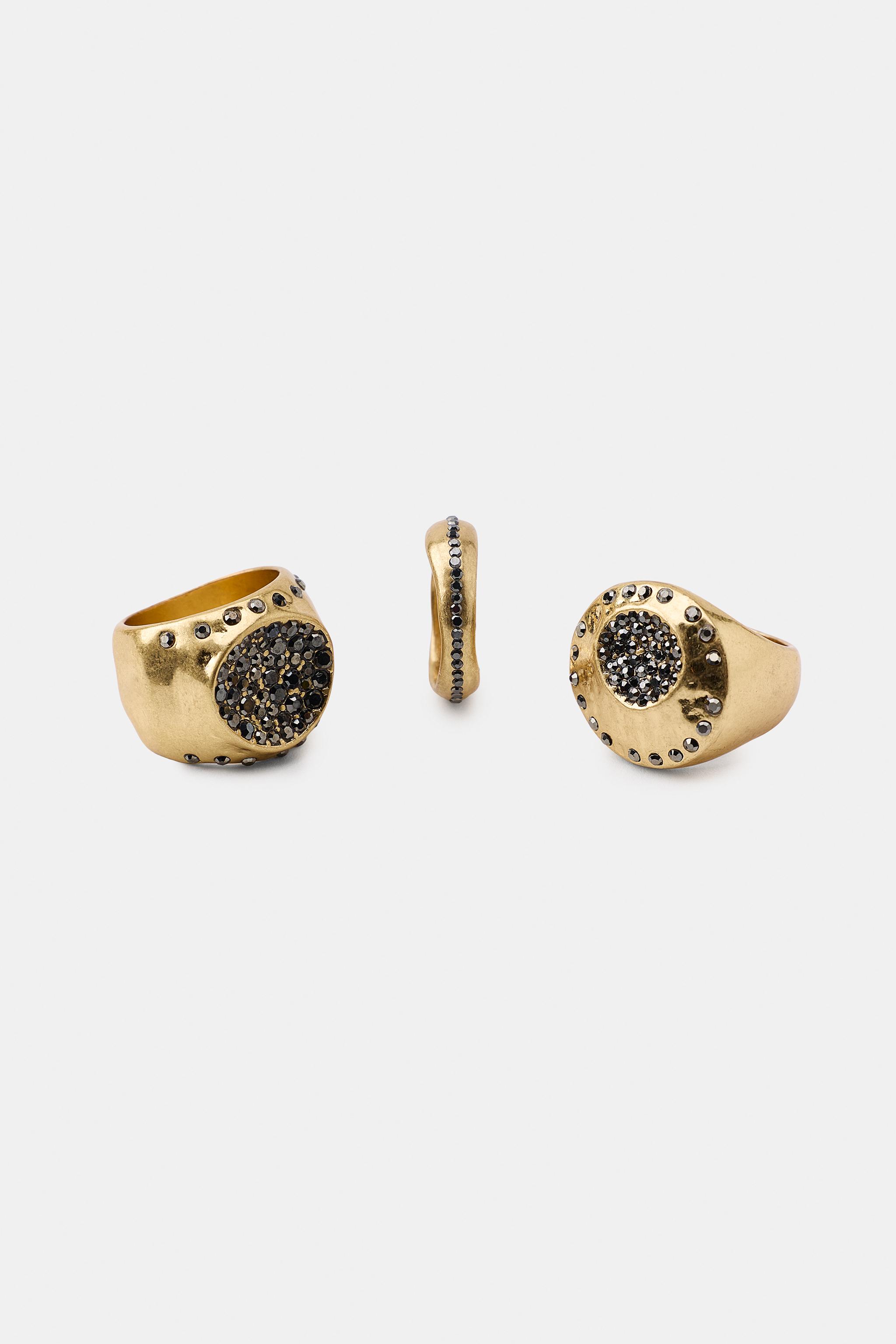 3-PACK OF SHINY METAL RINGS