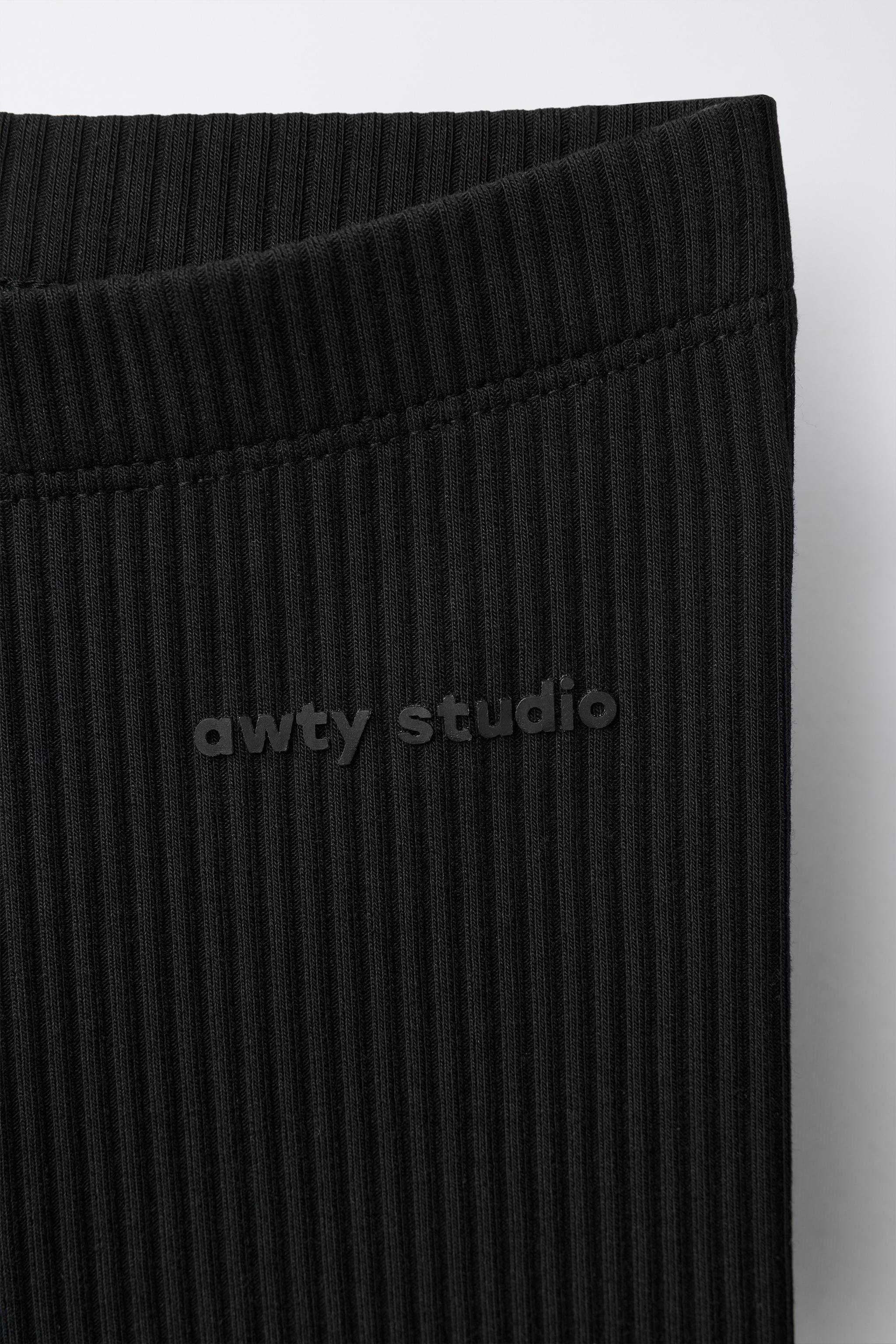 Детские леггинсы Zara RIBBED TEXTURED CYCLING LEGGINGS — фото 3