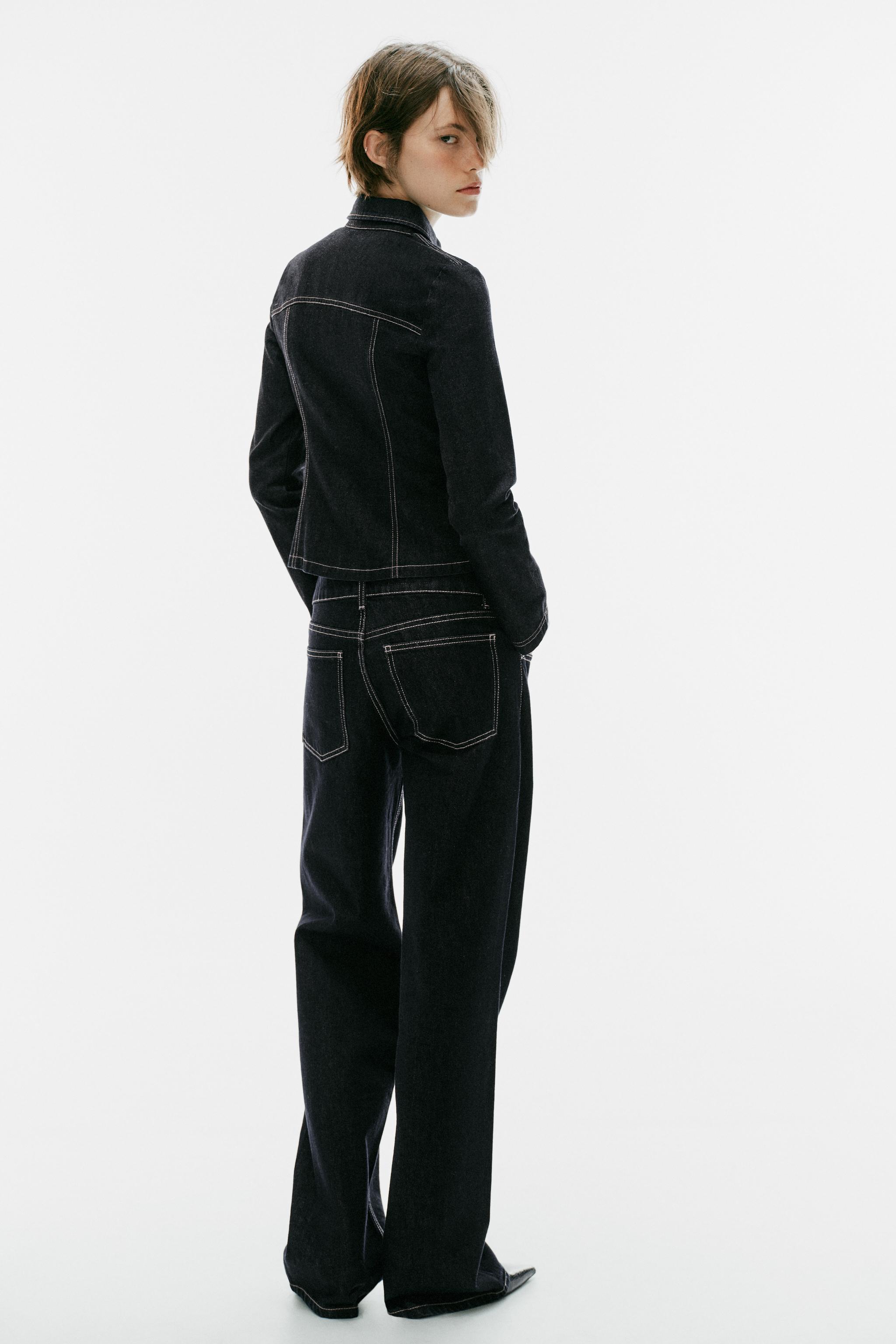TRF LOW-RISE WIDE LEG JEANS