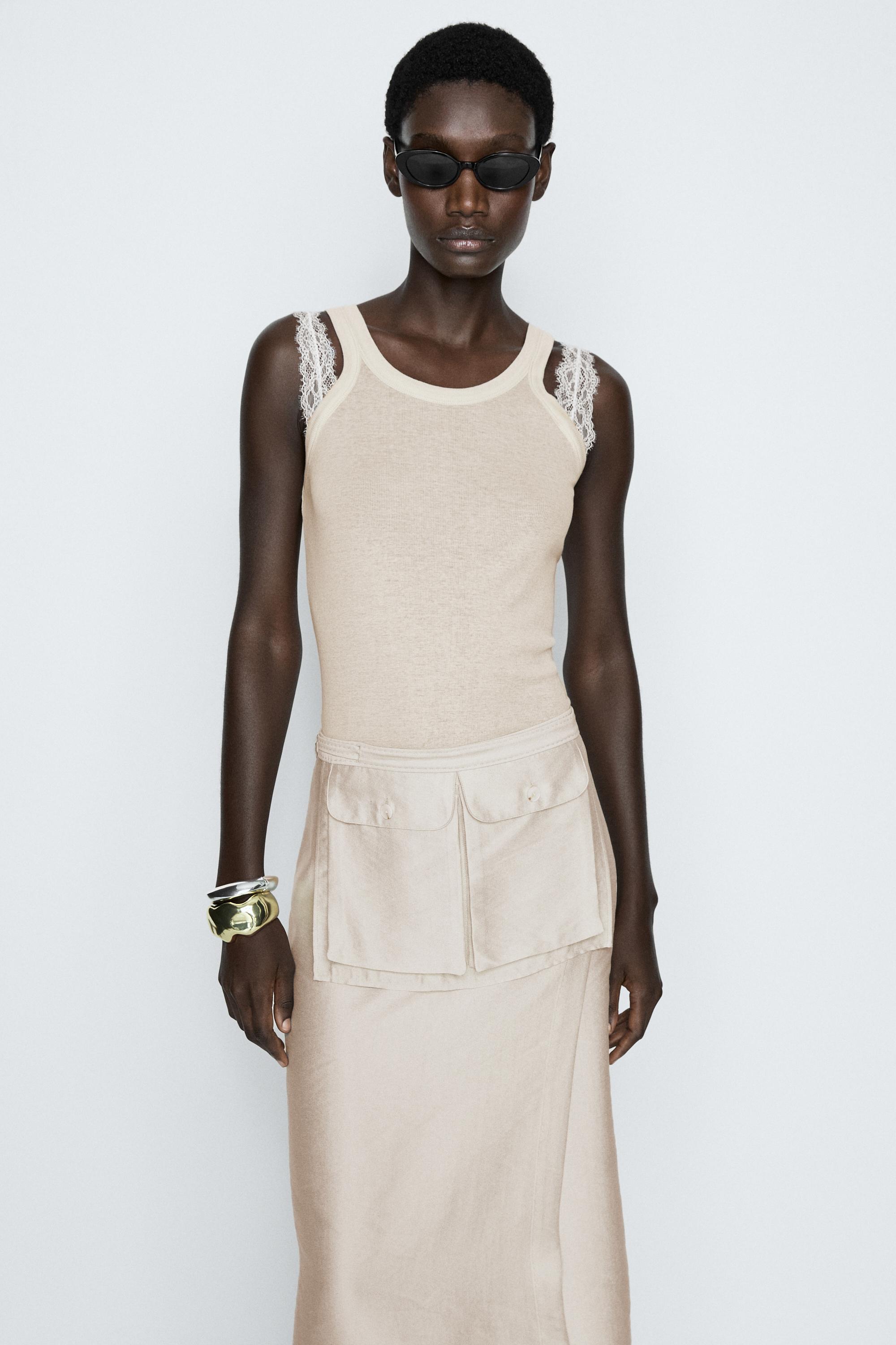 Double strap detail top - STUDIO