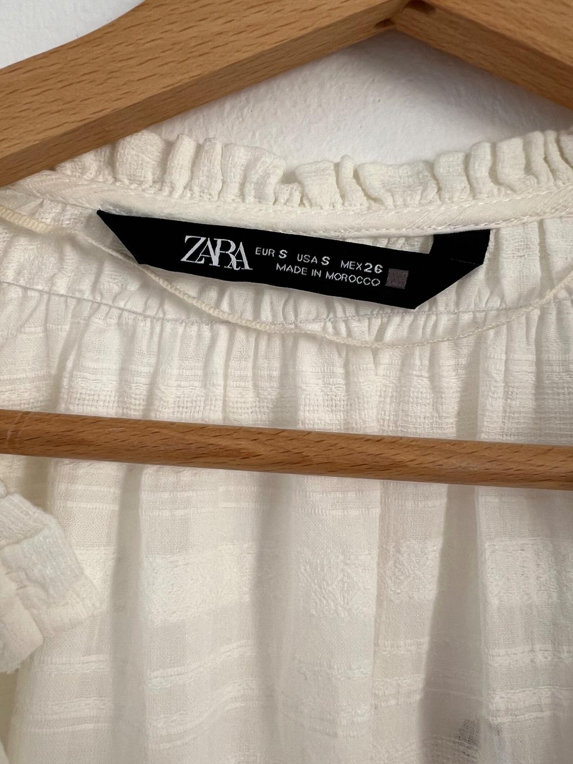 SHORT DRESS WITH LACE TRIM DETAILS - Image 5