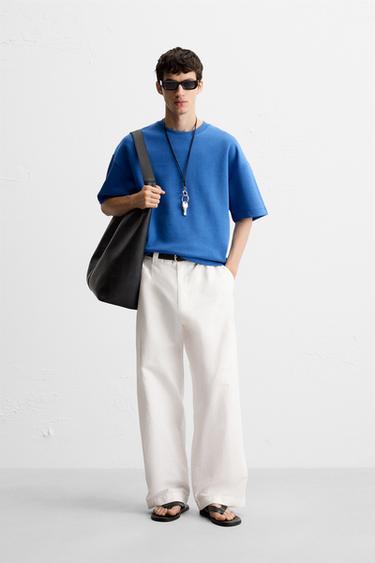 INTERLOCK TECHNICAL SWEATSHIRT - Blue by Zara
