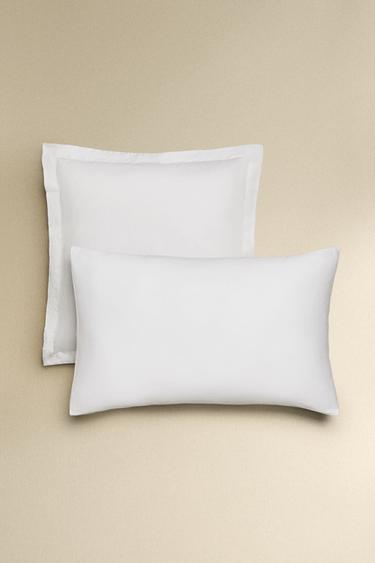 FUNDA ALMOHADA SATÉN VAINICA - Blanco de Zara