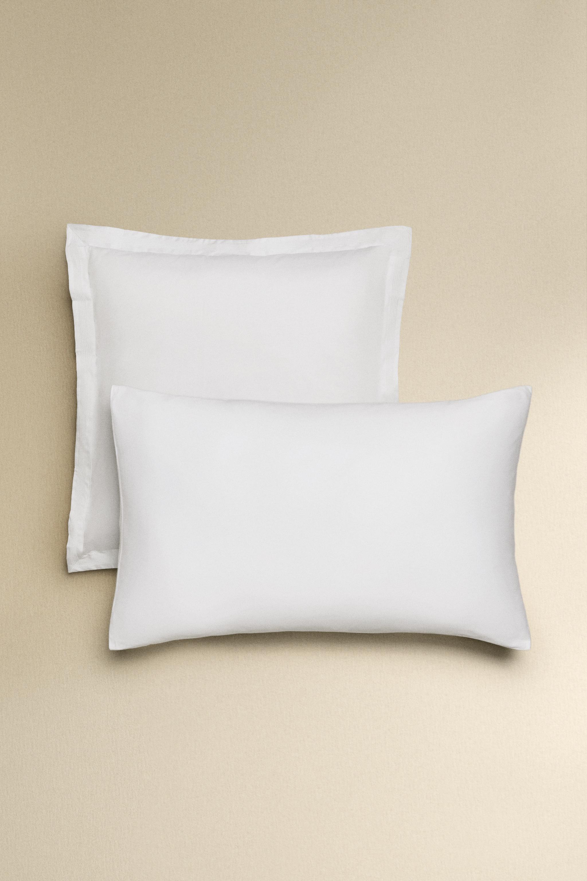 HEMSTITCHED SATEEN PILLOWCASE