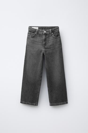 JEANS RELAXED BAGGY - Gris oscuro de Zara
