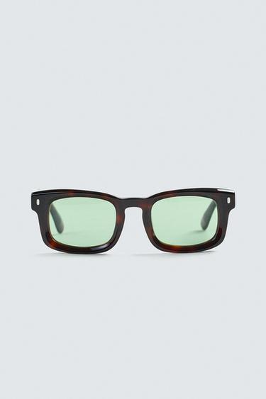 RECTANGULAR SUNGLASSES - Tortoiseshell by Zara