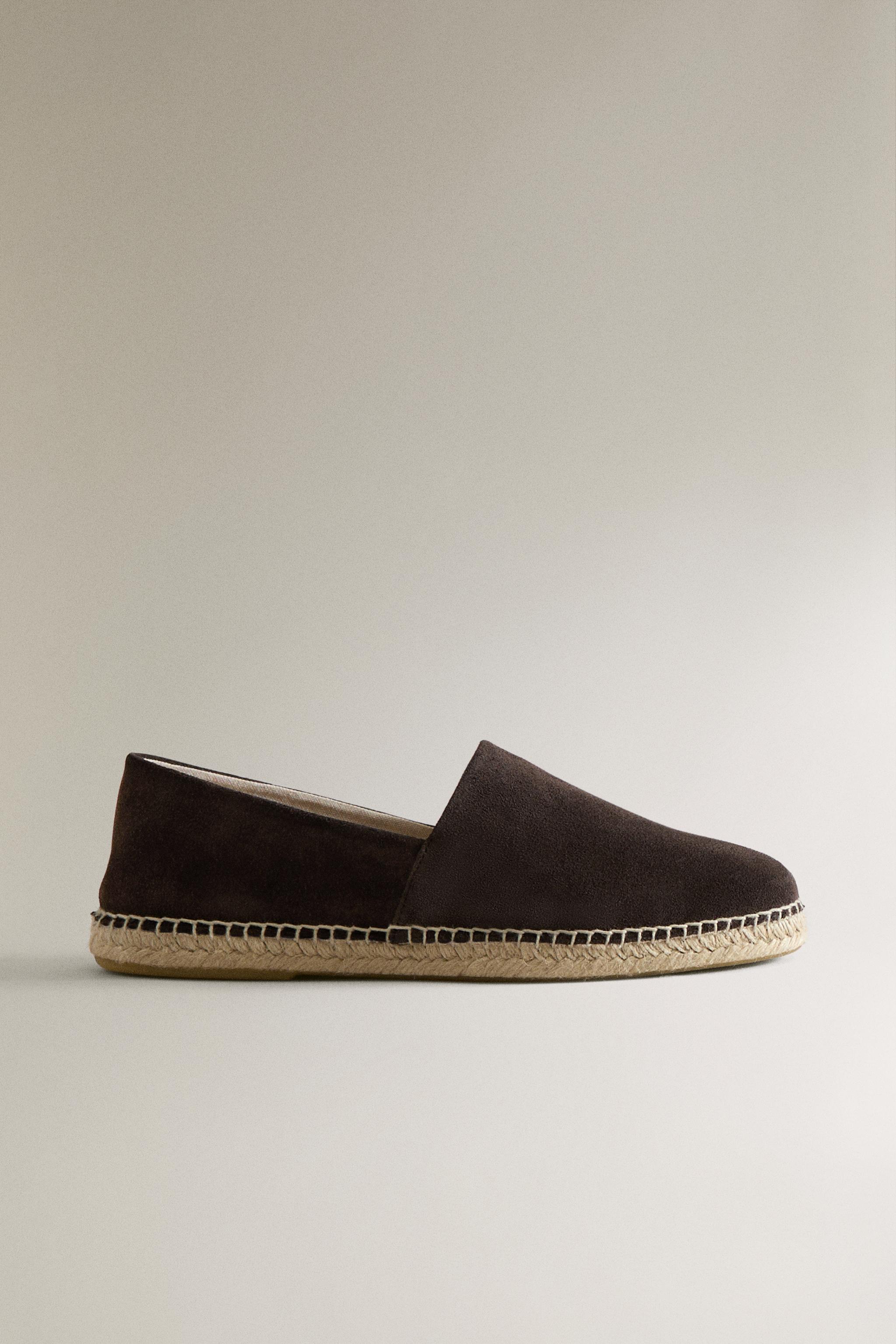 LEATHER ESPADRILLES