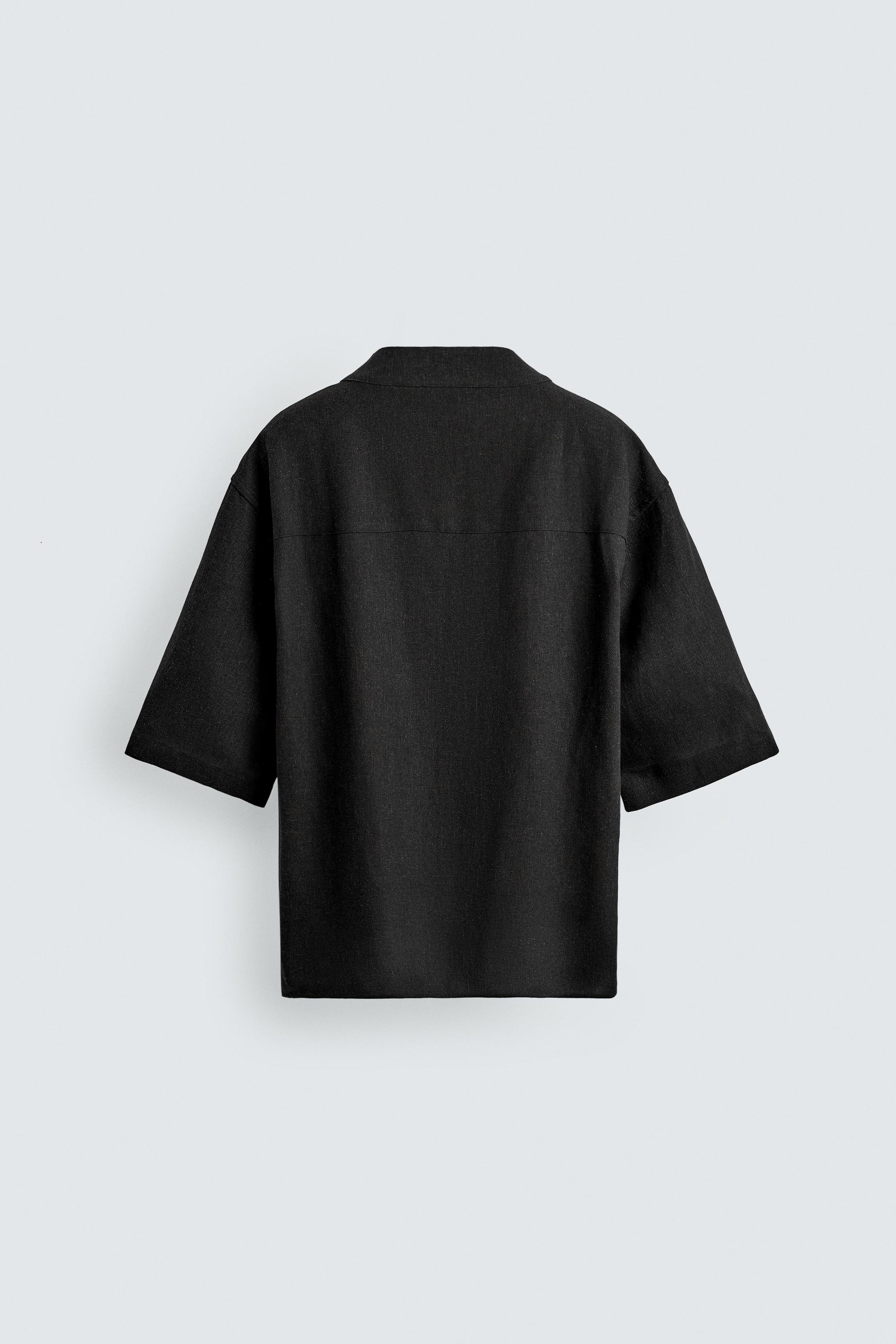 RELAXED FIT VISCOSE-HEMP SHIRT