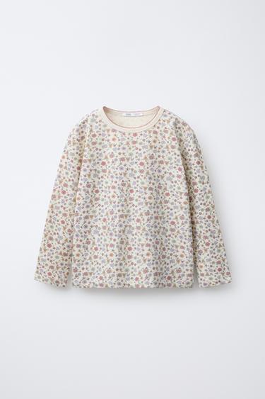 6-14 ANS/ PYJAMA PETITES FLEURS - Écru de Zara - Image 1