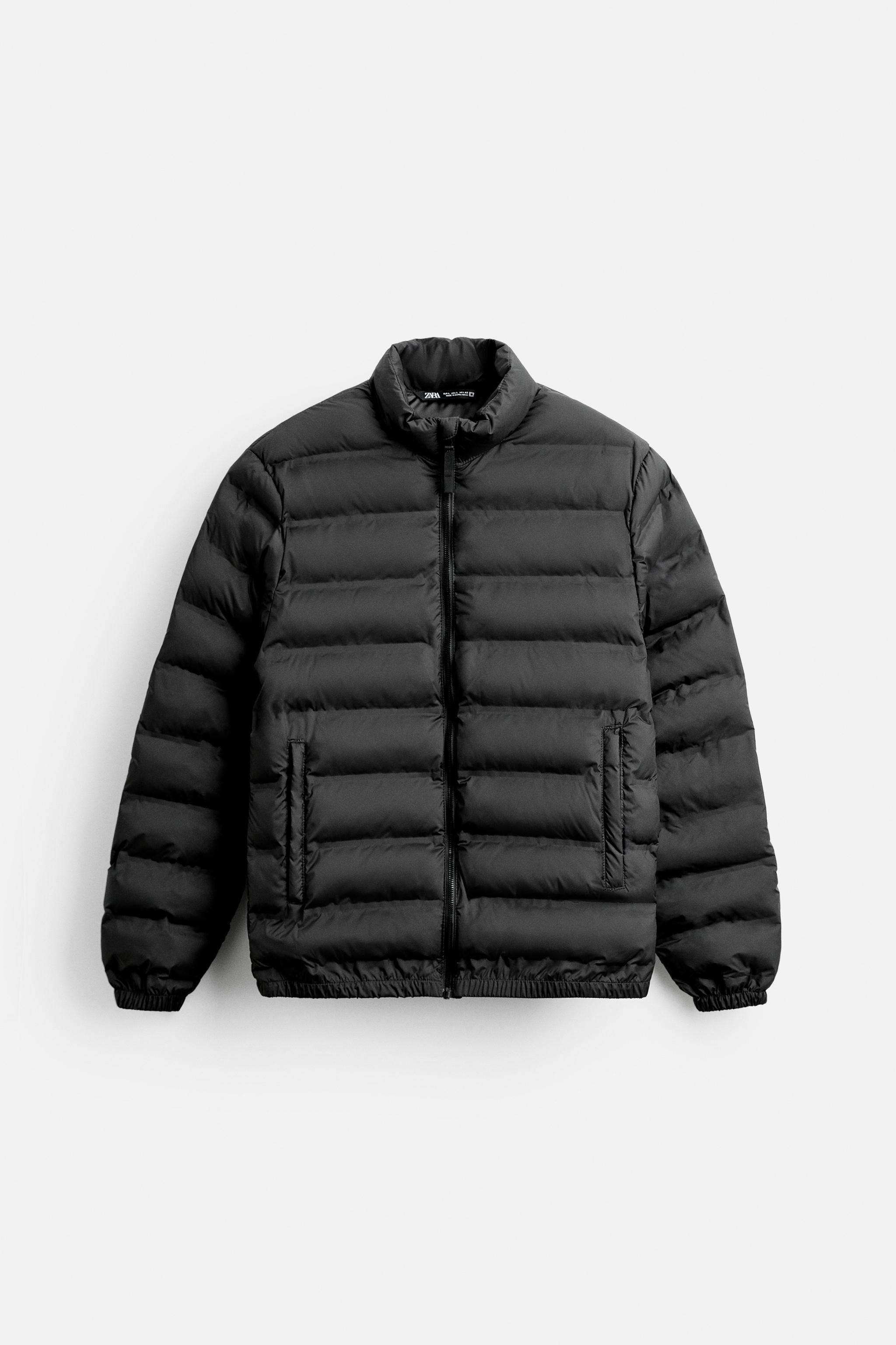 Zara Lightweight Quilted Jacket Black Men