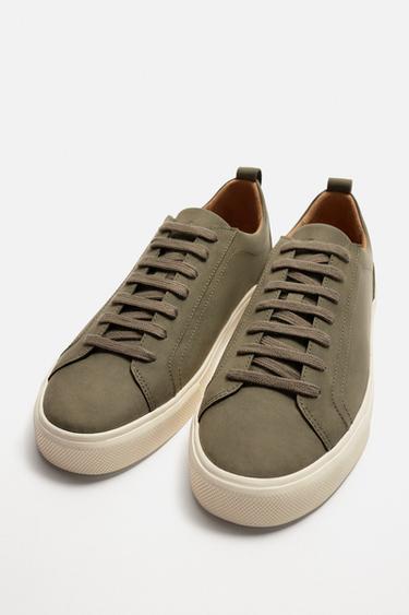 TÊNIS BÁSICO - Verde-caqui da Zara