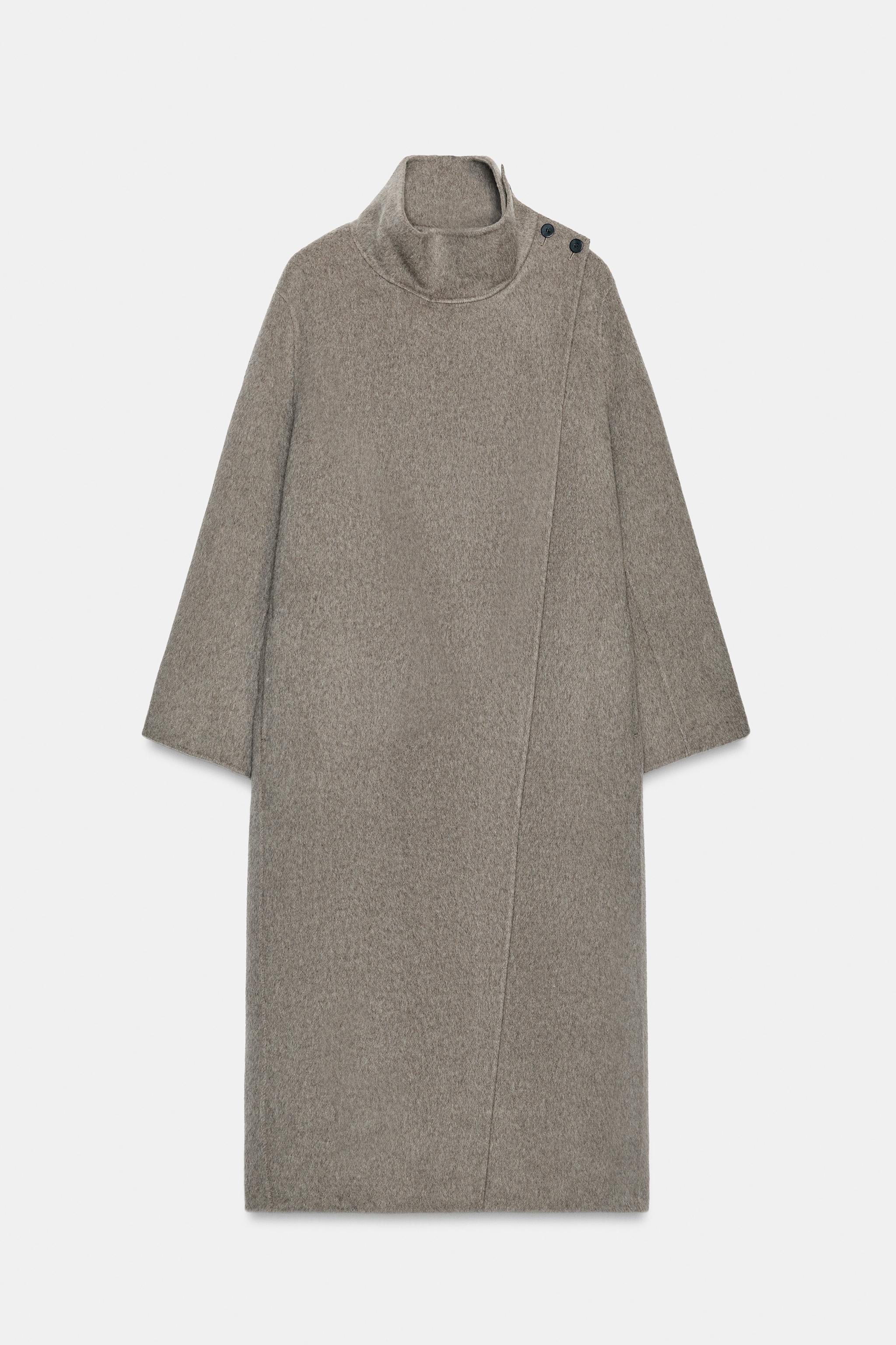 ZW COLLECTION LONG WOOL-BLEND COAT