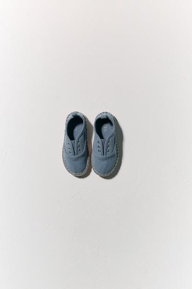 ZAPATO YUTE - Azul de Zara