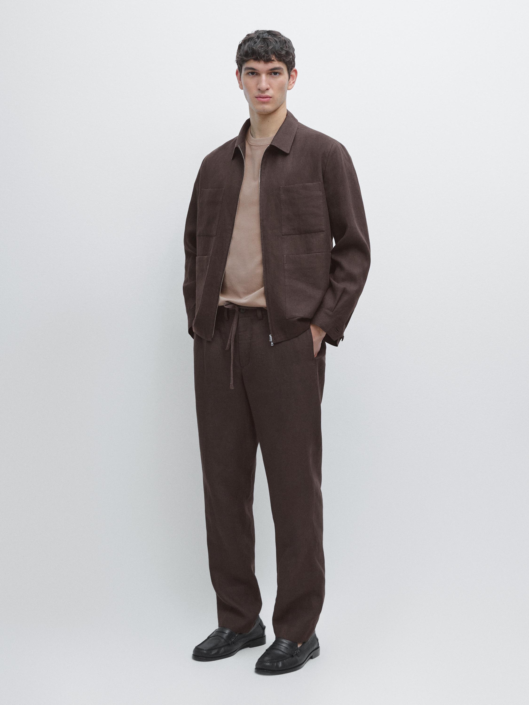 Surchemise total look en lin