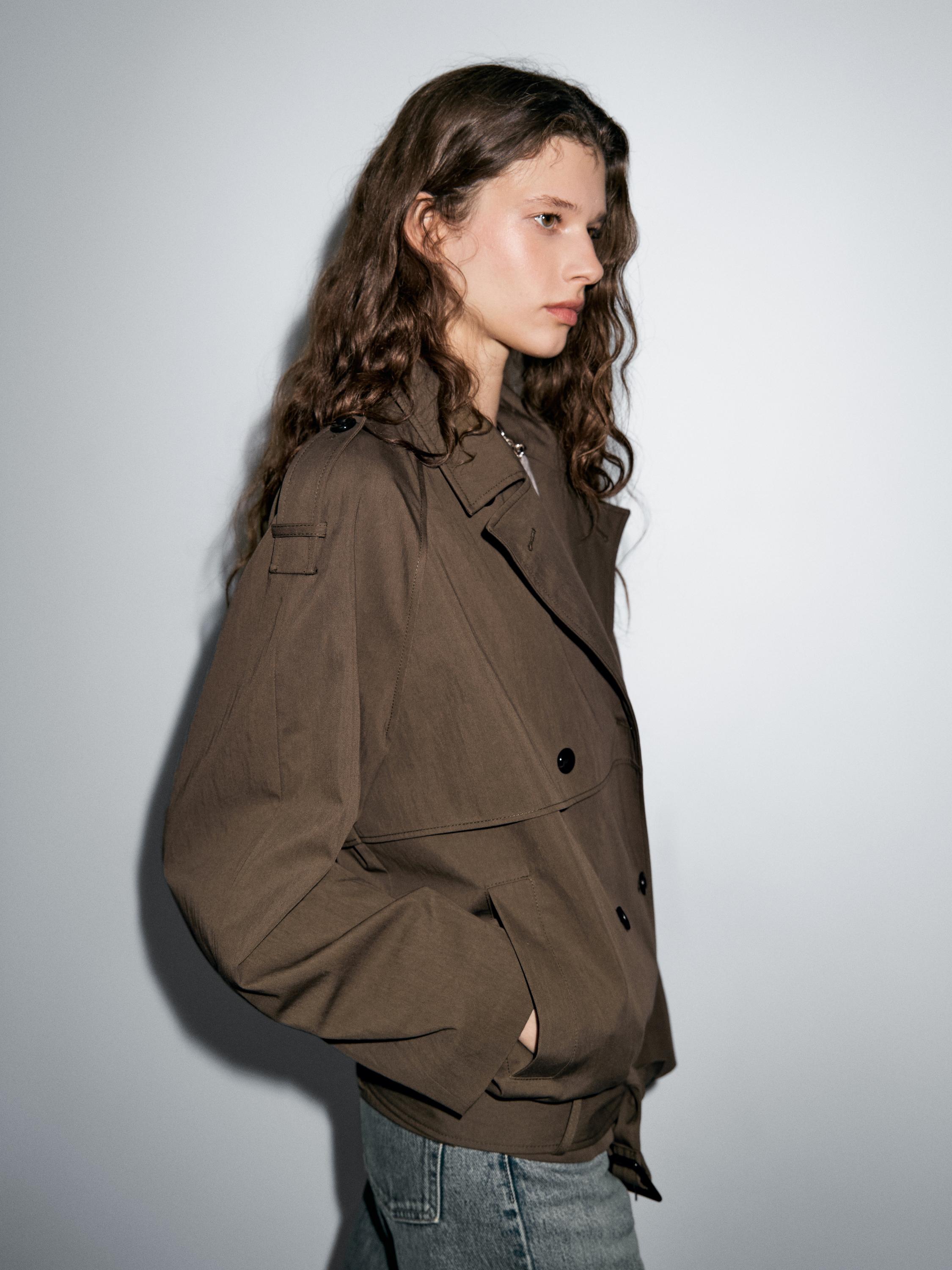 【mideal ／multiway short trench coat】 mideal ／multiway short trench coat】