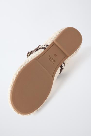 BALLERINES EN CROCHET - Blanc écru de Zara - Image 6