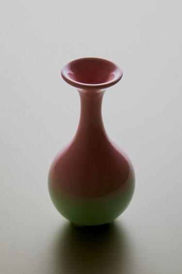 소형 그라데이션 세라믹 화병 - Zara 로즈핑크