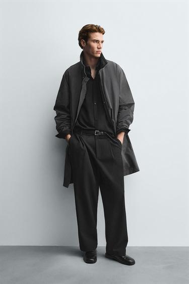 PARKË TEKNIKE E LEHTË - Gri e errët nga Zara