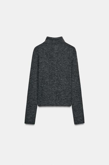 VESTE COL MONTANT SOFT - Gris anthracite de Zara - Image 6