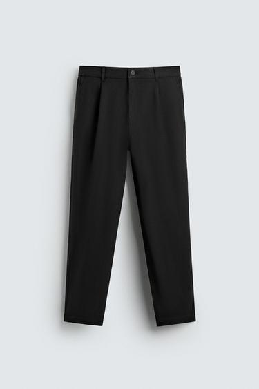 PANTALÓN STRAIGHT FIT CONFORT - Negro de Zara