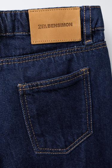 JUPE-CULOTTE EN JEAN BENSIMON ® X ZARA - Bleu de Zara - Image 3