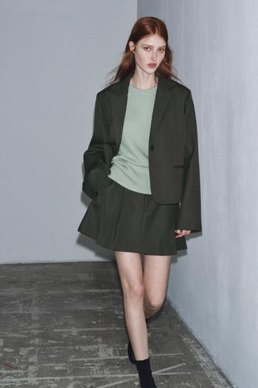 100% CASHMERE OVERSIZE SWEATER - Sea green by Zara - Image 0